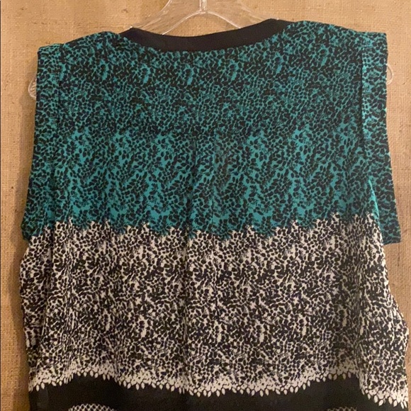 Antilia Femme Green & Black sleeveless boho top - Picture 8 of 8